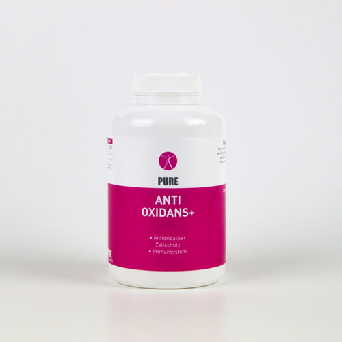 Bei Stress und Schnupfen versorgt pure Antioxidans Plus optimal den Körper.