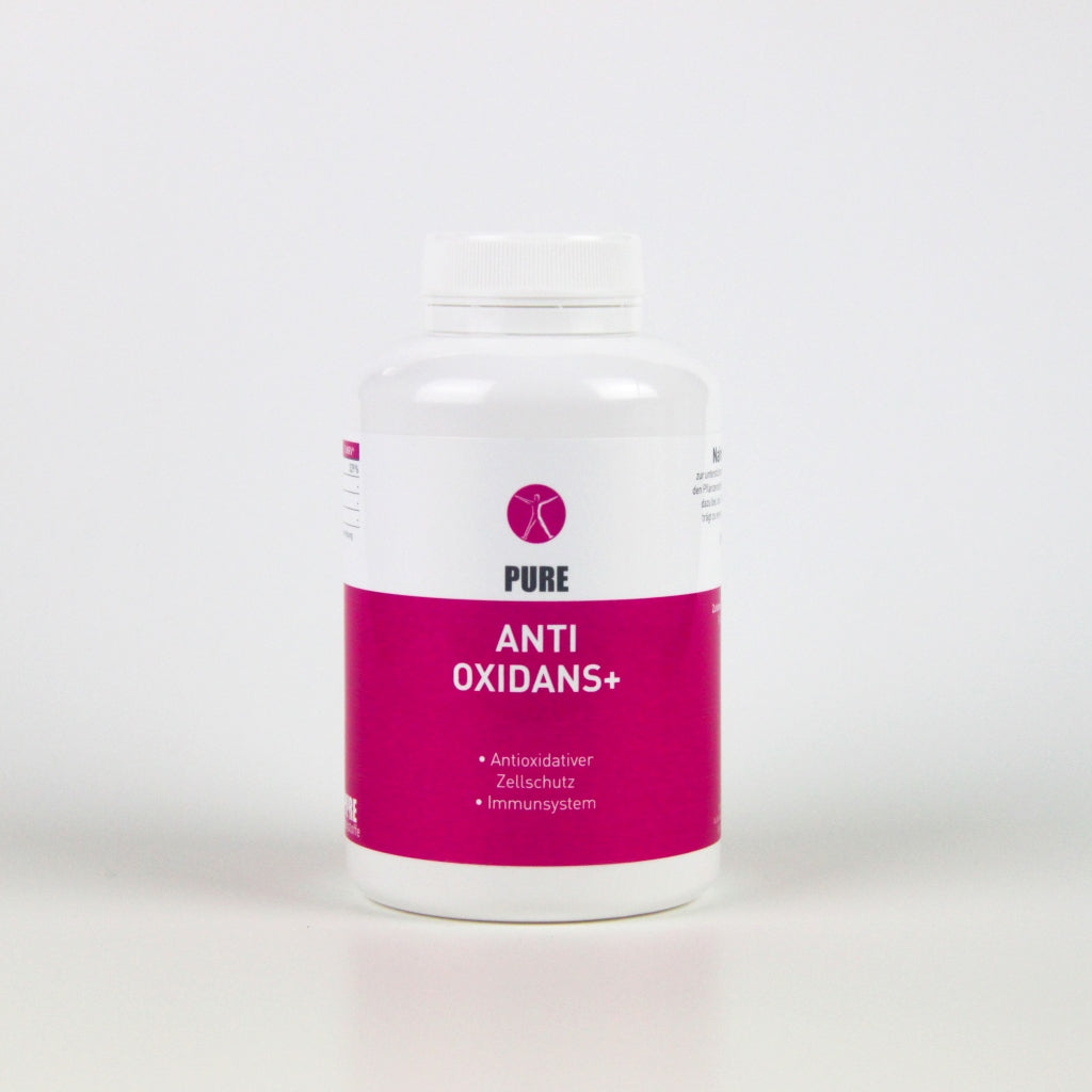 Bei Stress und Schnupfen versorgt pure Antioxidans Plus optimal den Körper.
